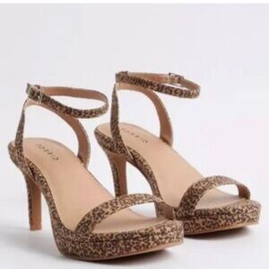 New Torrid Leopard Print Stiletto Heel
Sandal Size 9 WW